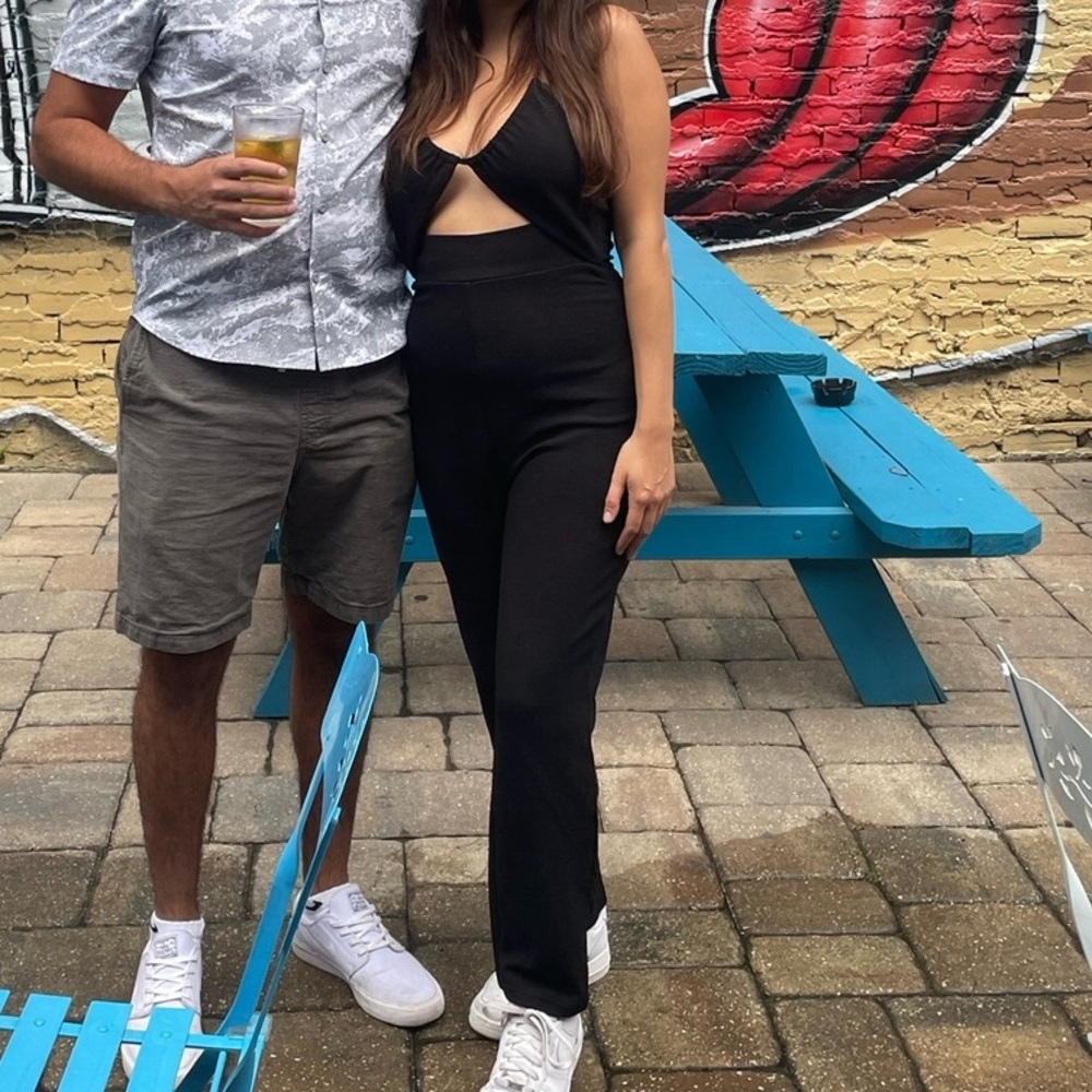 Black jumpsuit